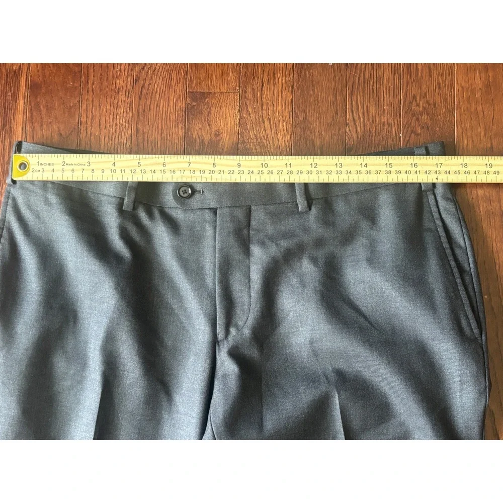 Indochino Luxury Suit Charcoal Gray Wool Cashmere Blend 2 Piece Set 42R 34x29